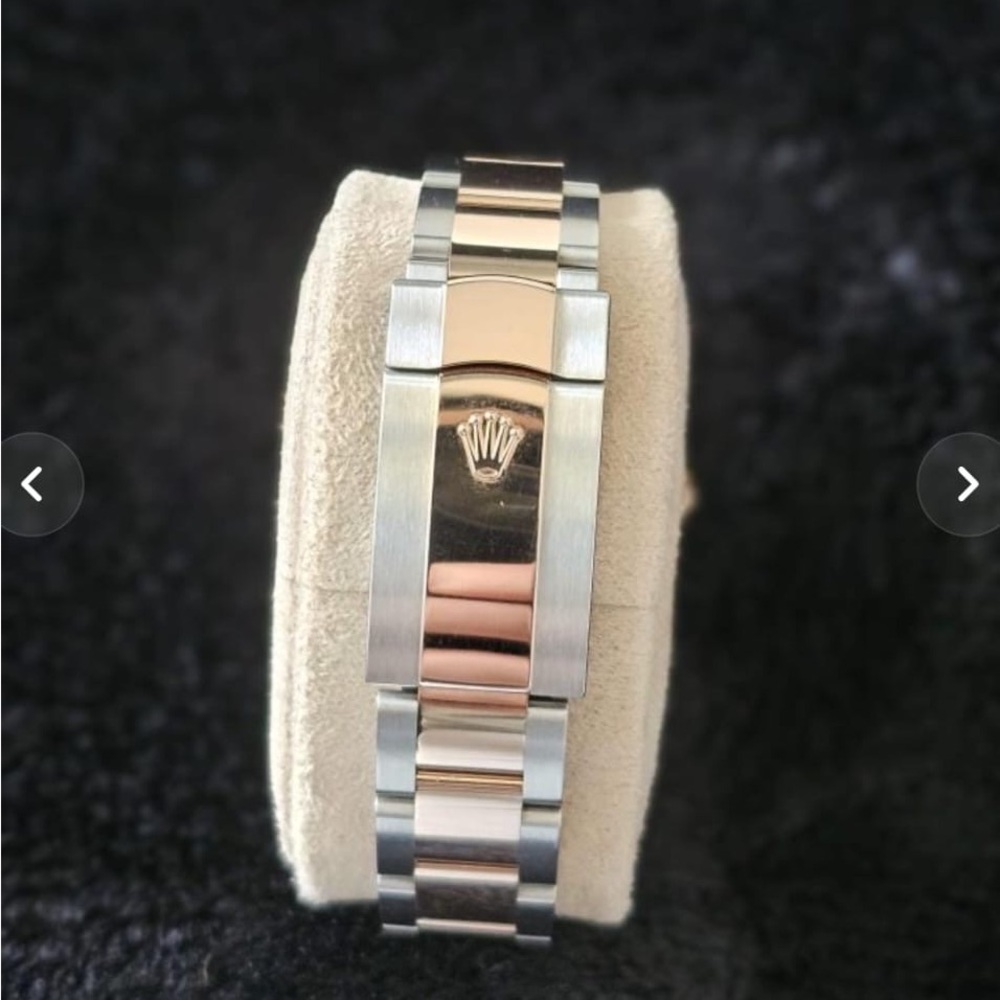 Rolex Two-Tone Brown Dial Datejust with Rose Gold Accents - Picture 4 of 5
